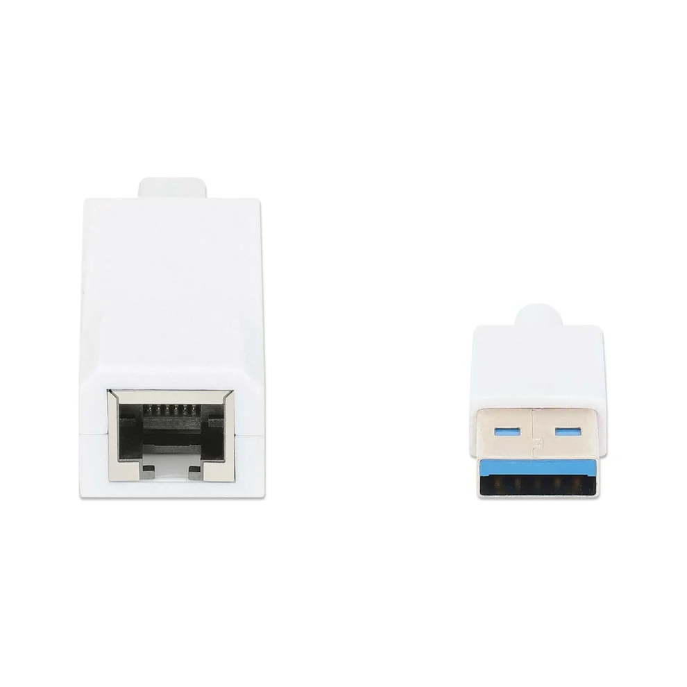 محول USB الى ايثرنت مانهاتن ،ابيض - 506847
