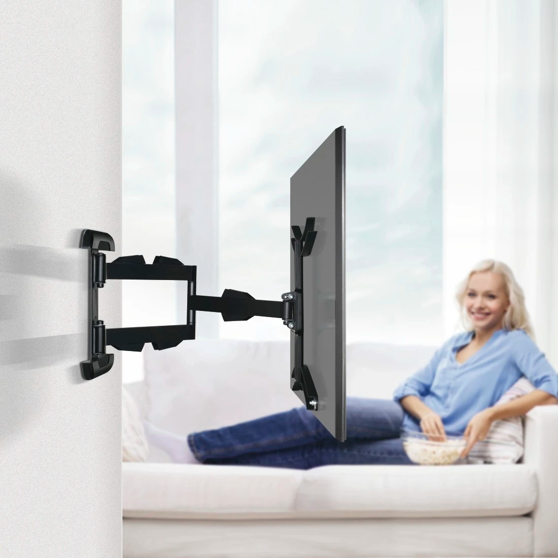 Hama Wall Mount for 32 Inches to 65 Inches TVs Black - 00220841