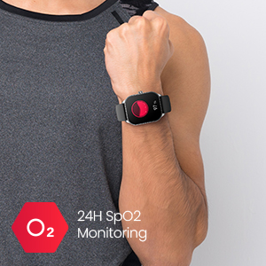 Amazfit POP 3S Smart Watch , 1.96 Inch Black