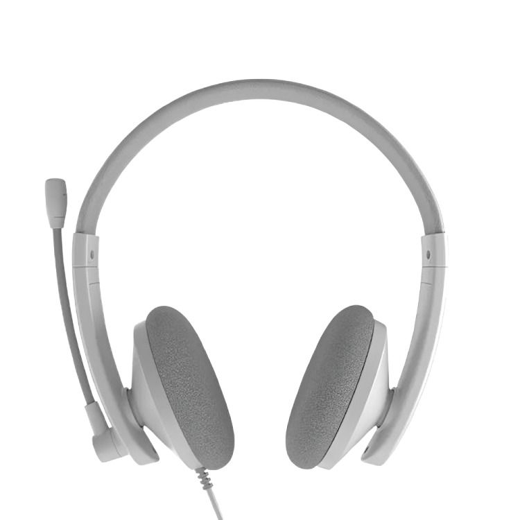 Meetion HP003 Wired On Ear Headphones , White Grey