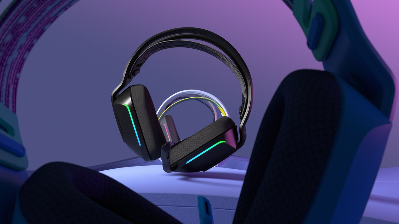 Logitech G733 Wireless Gaming Headphones with Microphone , Black