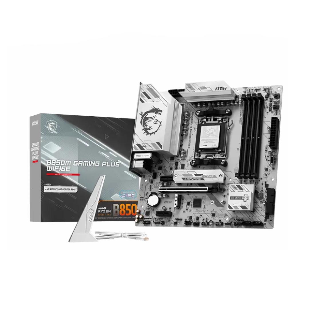 MSI B850M GAMING PLUS WIFI6E Motherboard , AMD mATX Black