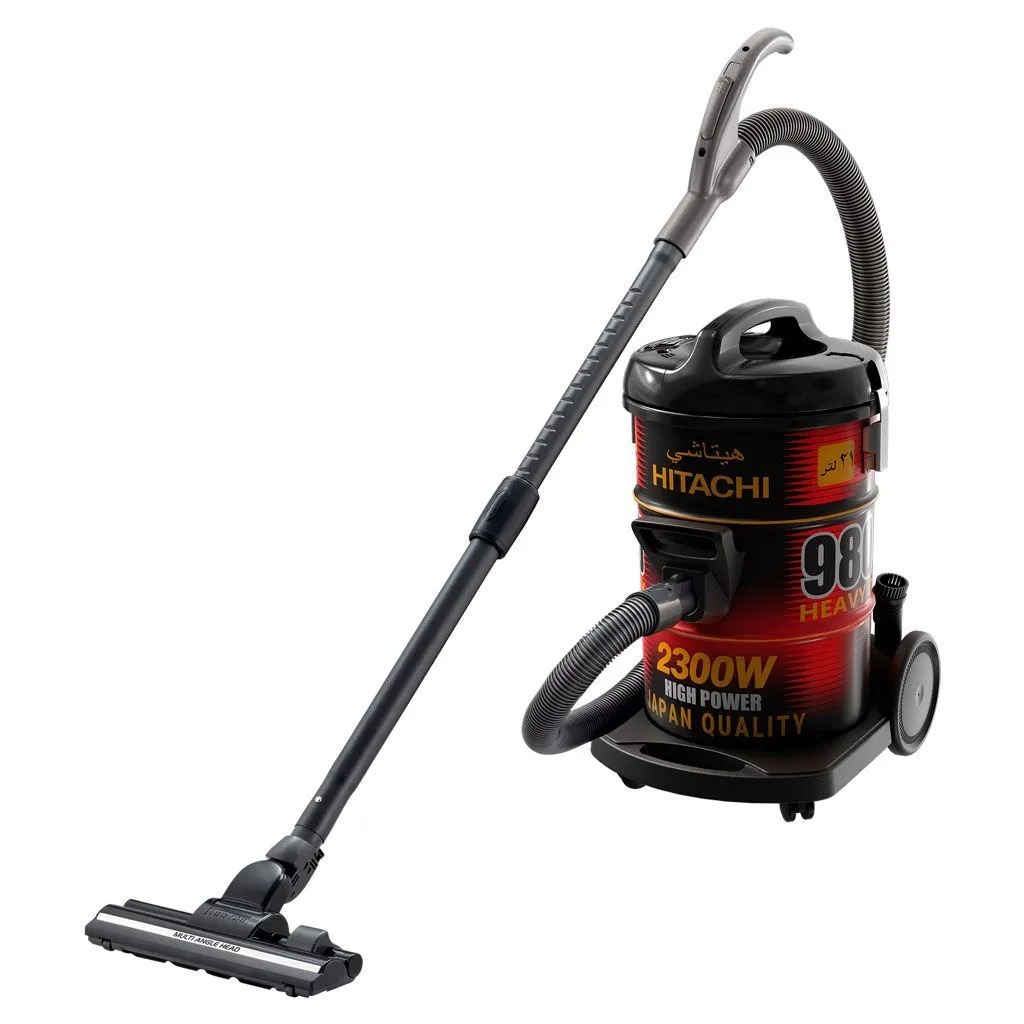 Hitachi Drum Vacuum Cleaner , Red Black - CV-980TJBKRFEG