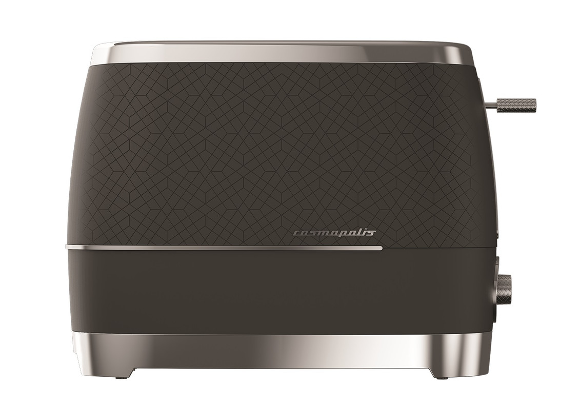 Beko Cosmopolis Toaster , 2 Slices 900 Watt Black - TAM 8202 B