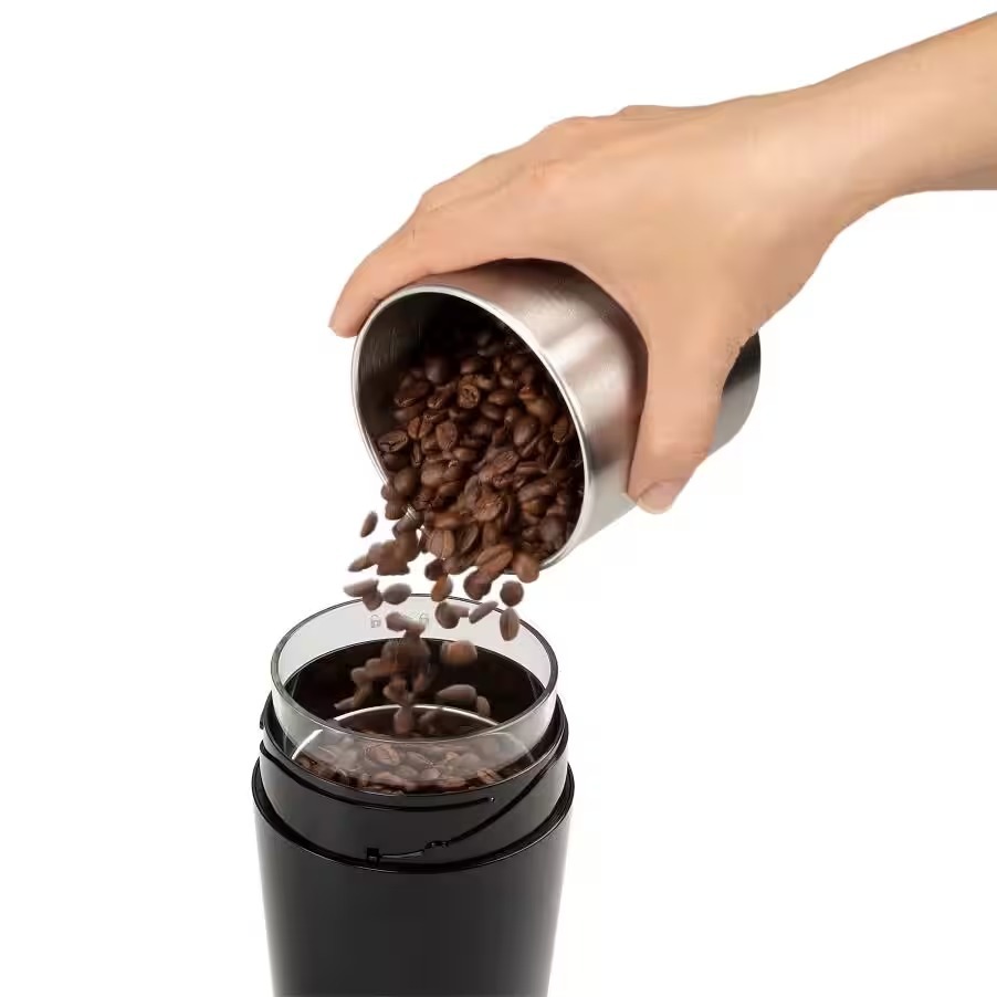 Delonghi Coffee Grinder , 90 gm 0 Watt , Black - KG210