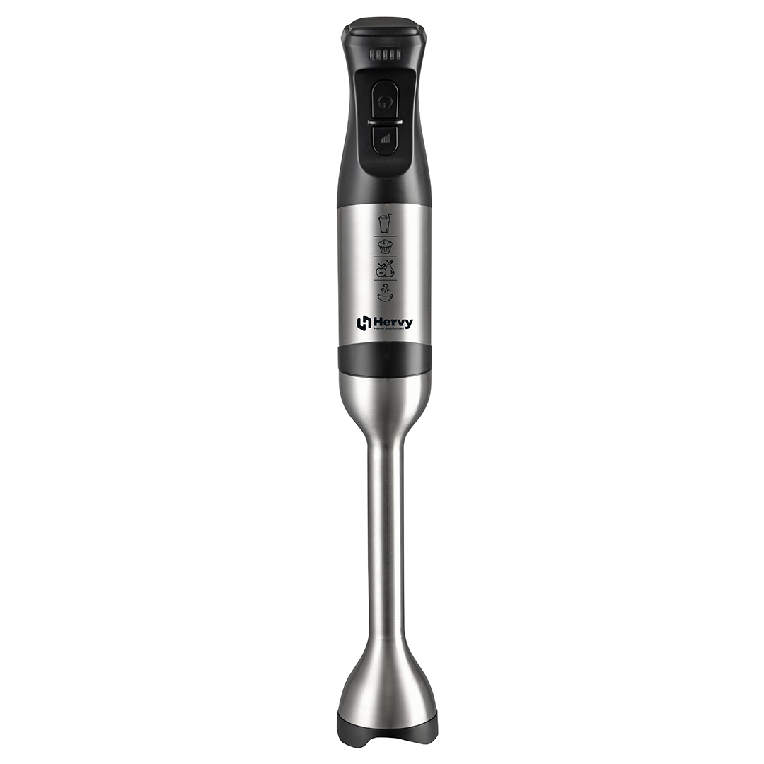 Hervy Hand Blender with Attachments 1200 Watt Stainless Steel - HB-S03