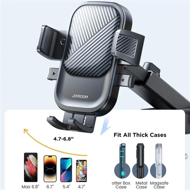 Joyroom Mobile Car Holder for 4.7 to 6.8 6.8-inch phones , Black