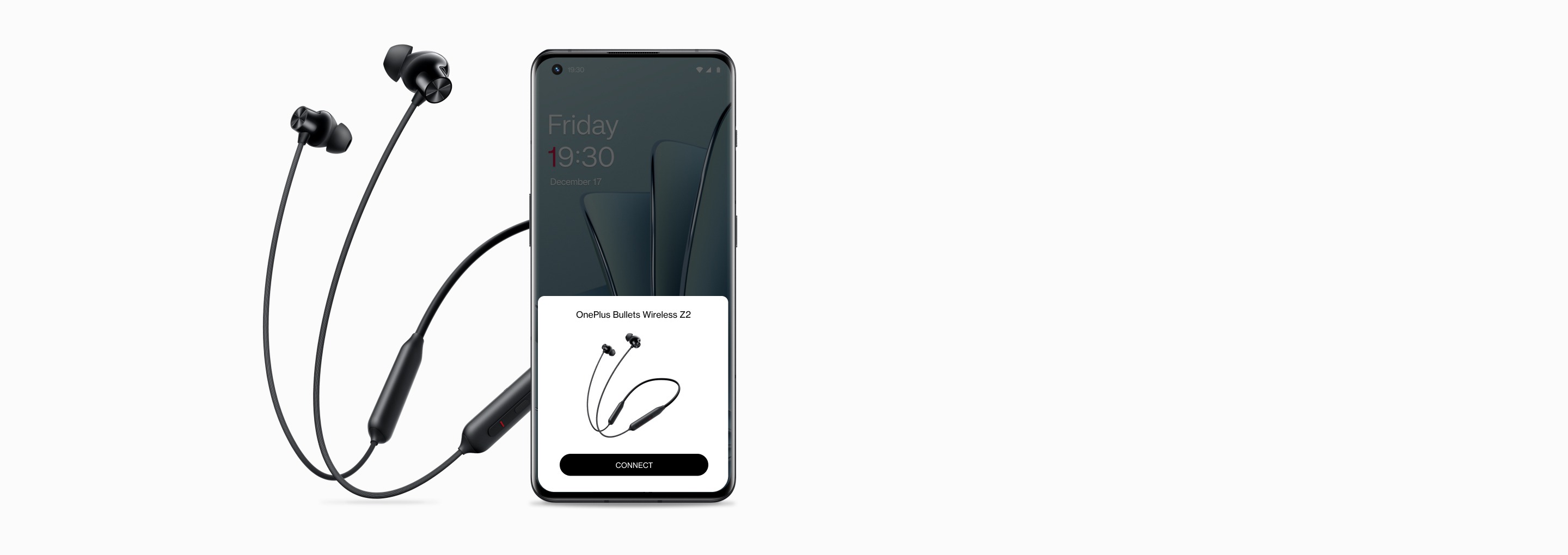 Oneplus Bullets Z2 Wireless Neckband In-Ear Earphones , AI noise cancellation , Magico Black