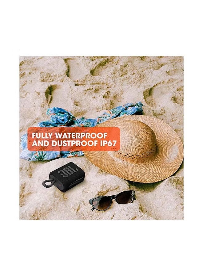 Jbl Go 3 Portable Bluetooth Speaker , Black