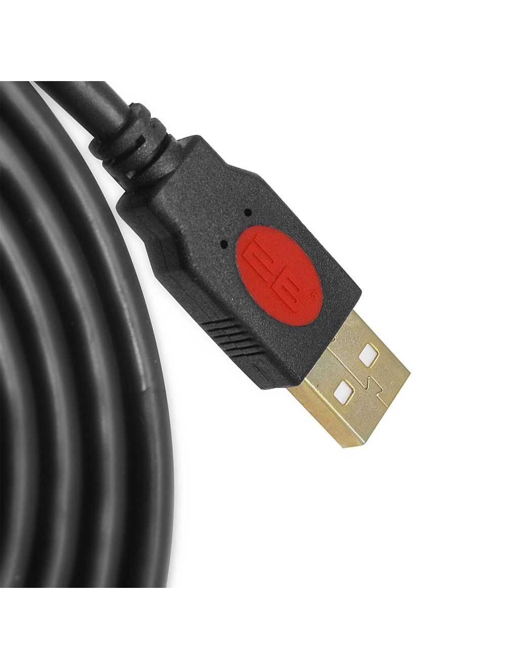 كابل تمديد USB USB تو بي ، طول 2 متر ، اسود - DC015