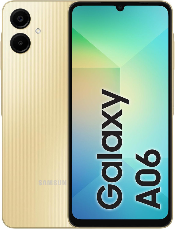 Samsung Galaxy A06 , 128 GB , 4 GB , 4G LTE , Dual-SIM - Gold