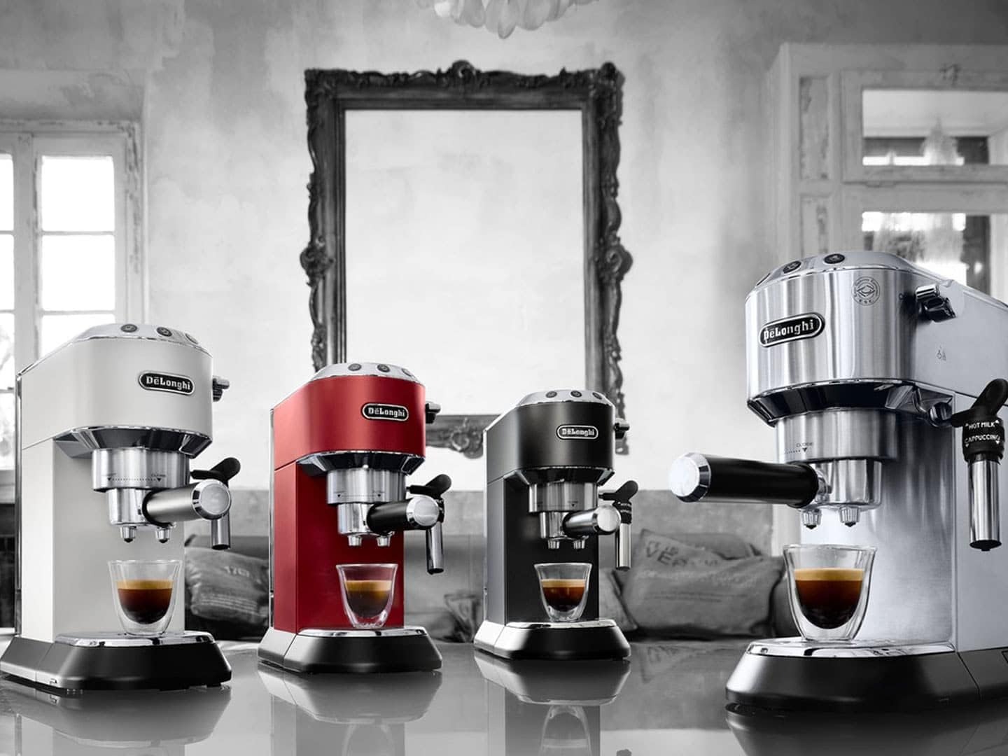 Delonghi Espresso Machine , 1.1 Liter , Black - EC 685.BK