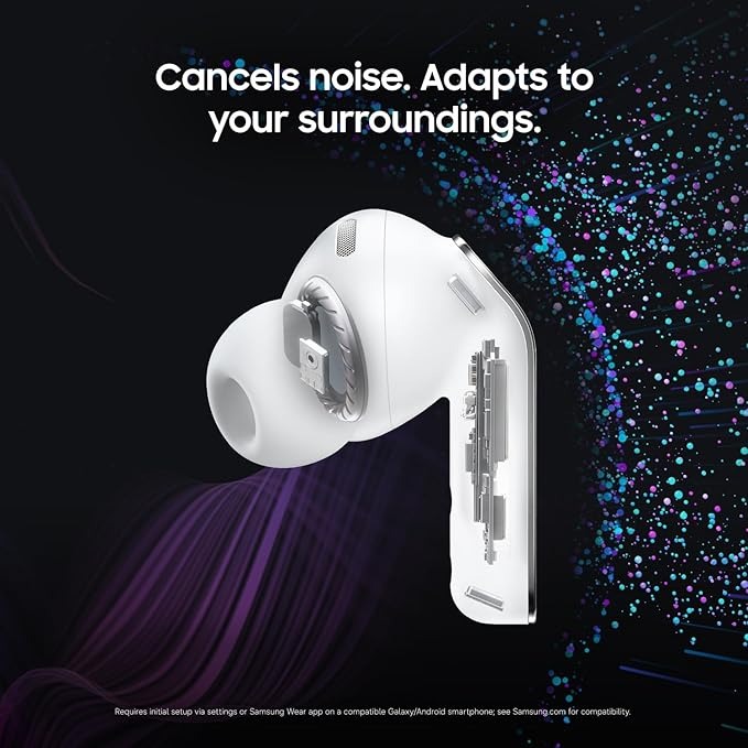 Samsung Galaxy Buds 4 Pro Earbuds , Active Noise Cancellation , Black