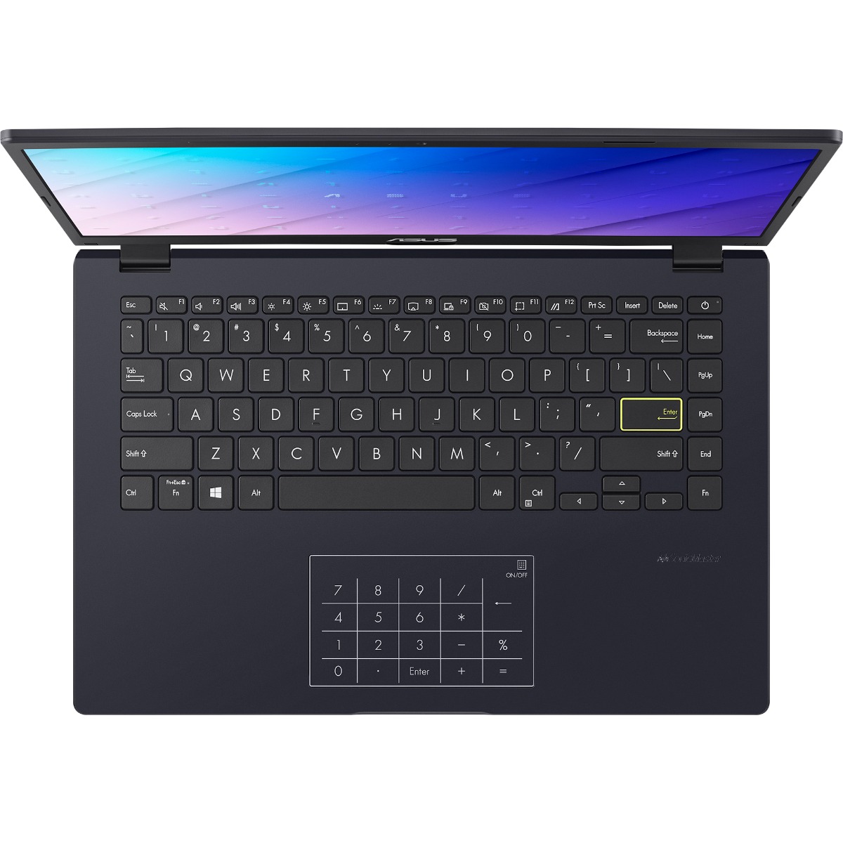 Asus E410MA-BV001W Laptop ,Intel Celeron N4020 14 Inch ,256 GB SSD ,4 GB ,Intel HD 600 Graphics ,Windows 10 - Peacock Blue