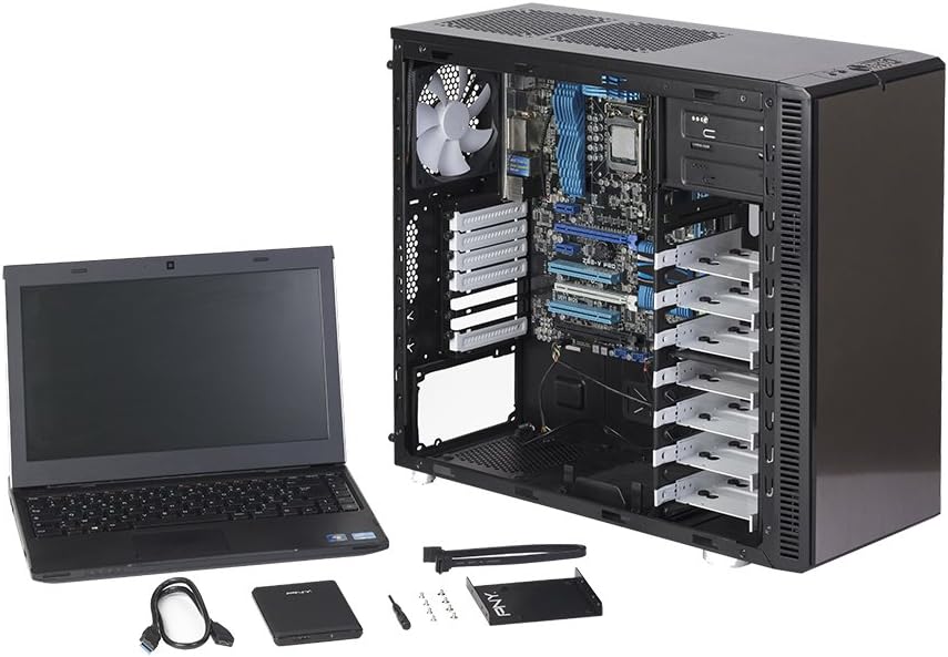 بي ان واي طقم ملحقات هارد SSD أو HDD ,اسود - 6782415