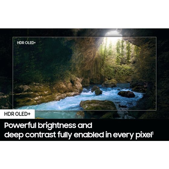 شاشة تلفزيون سمارت سامسونج ، مقاس 65 بوصة ، OLED ، دقة 4K UHD ، بريسيفر داخلي