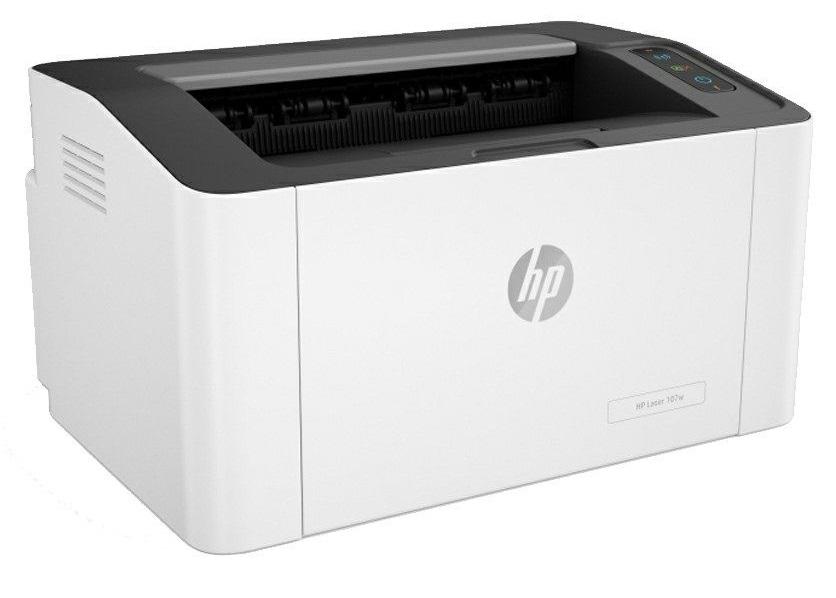 Hp 107w Laser Printer , White - 4ZB78A