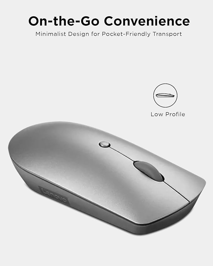 Lenovo 600 Wireless Mouse , Grey - GY50X88832
