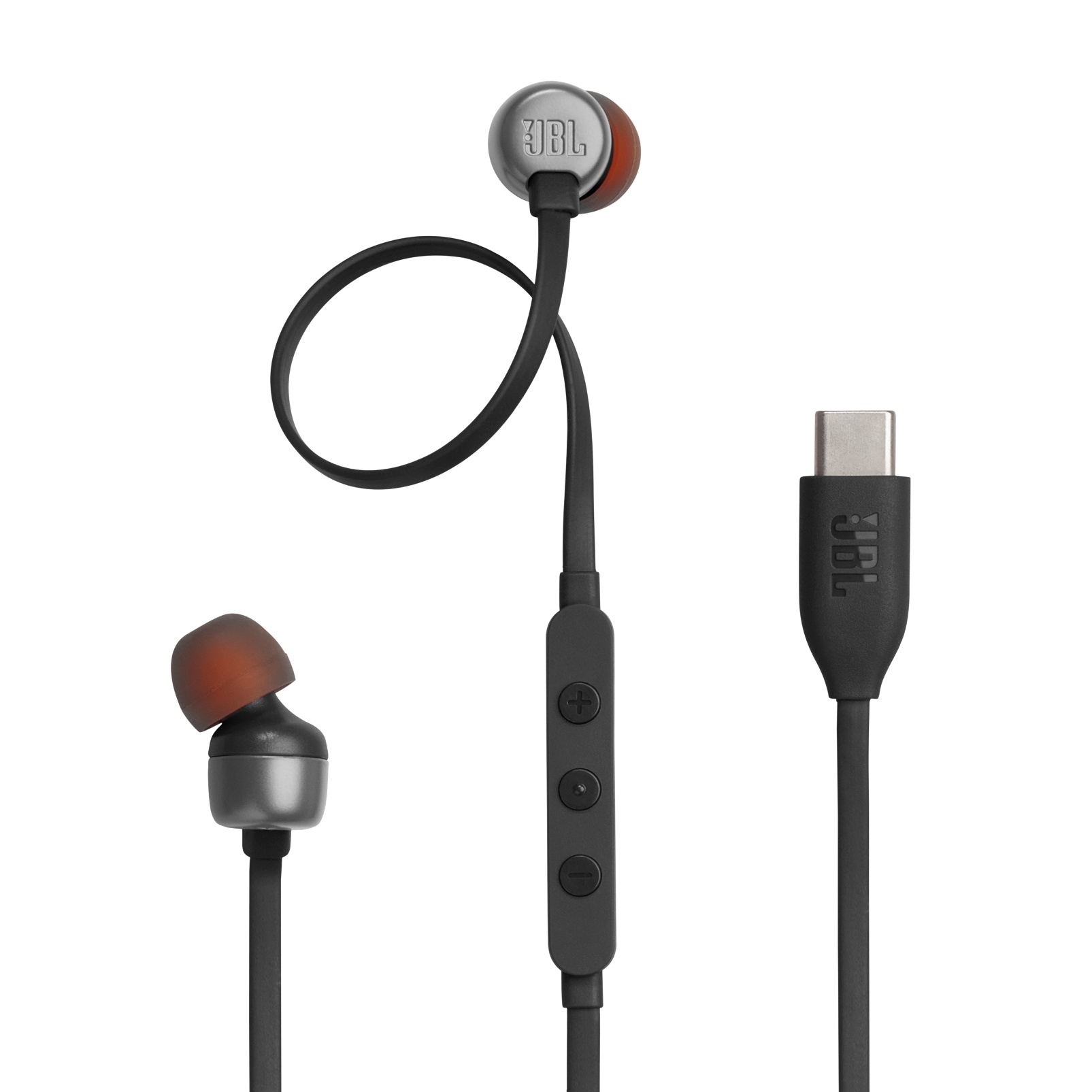 Jbl Tune 310C Wired Earphones , EQ Presets , Black - JBLT310C