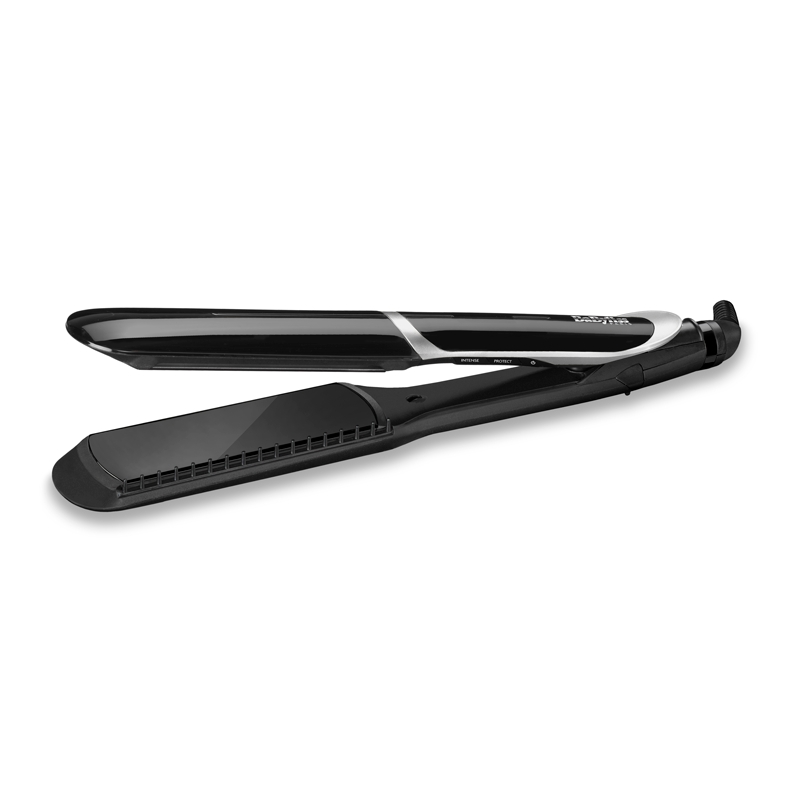 Babyliss Sleek Control Wide Hair Straightener , Black Silver - ST397E