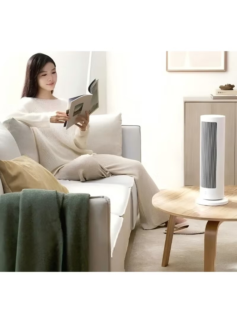 دفاية مروحة كهربائية شاومي ميجيا Overheating Protection ، 2000 وات ، ابيض - LSNFJ03ZM