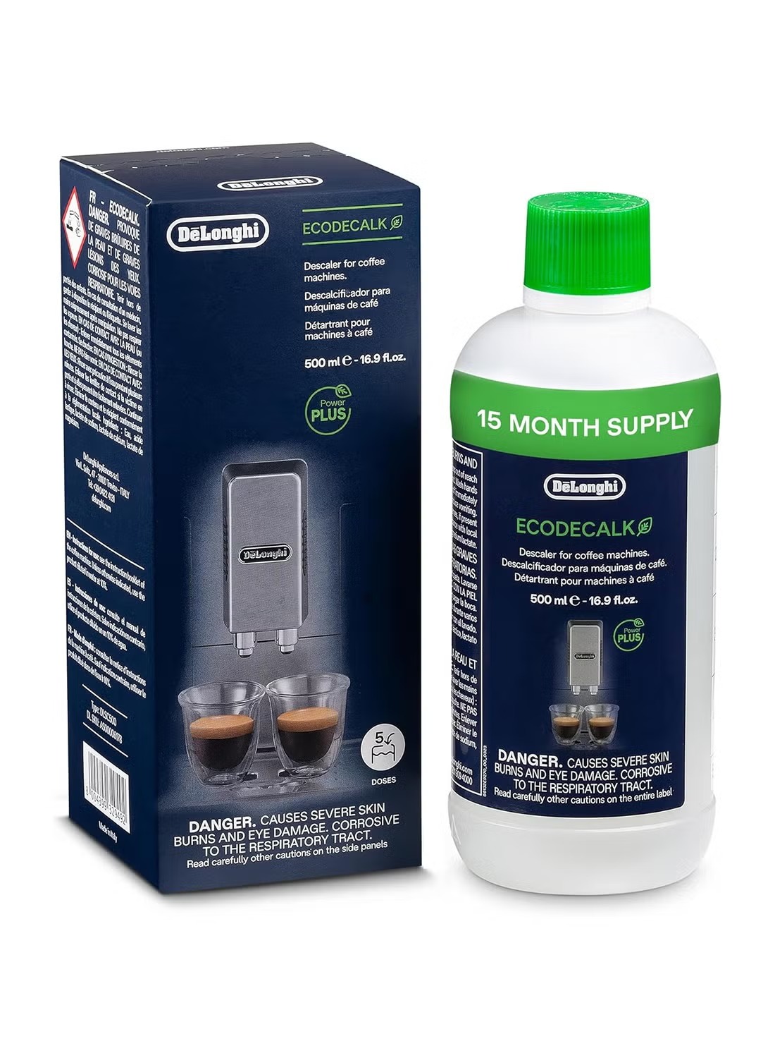 Delonghi EcoDecalk Natural Descaler ,White - DLSC500