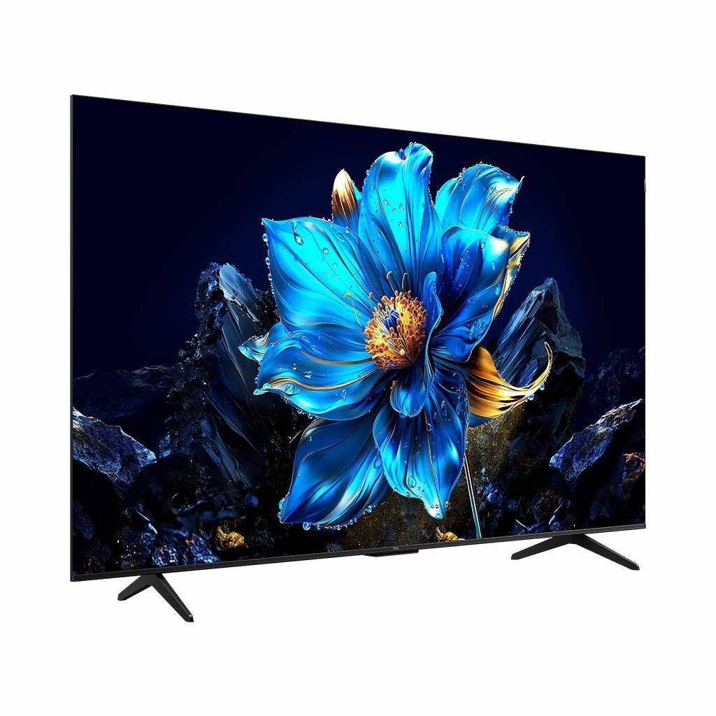 شاشة تلفزيون سمارت تي سي ال ، مقاس 65 بوصة ، QLED ، دقة 4K UHD ، بريسيفر داخلي