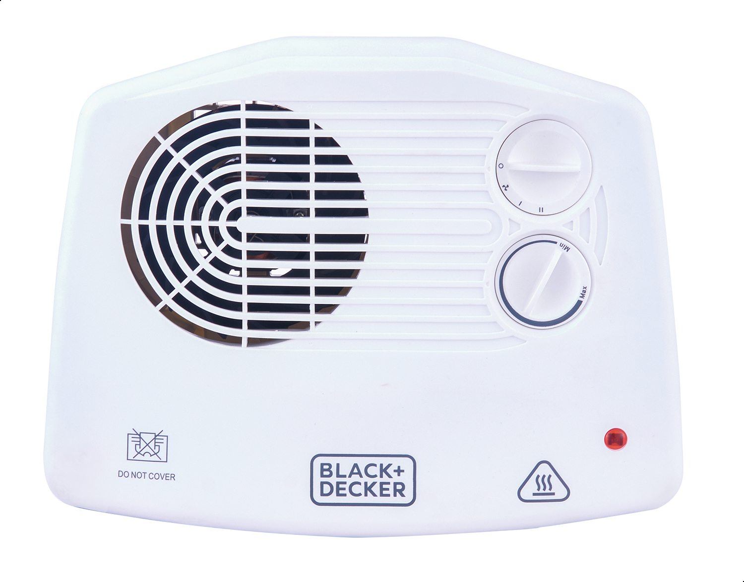 دفاية مروحة كهربائية بلاك اند ديكر HX230 ، 2400 وات ، ابيض - HX230