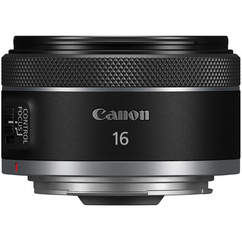 Canon Camera Lens , 16mm for Canon RF Cameras , Black - ICS-236