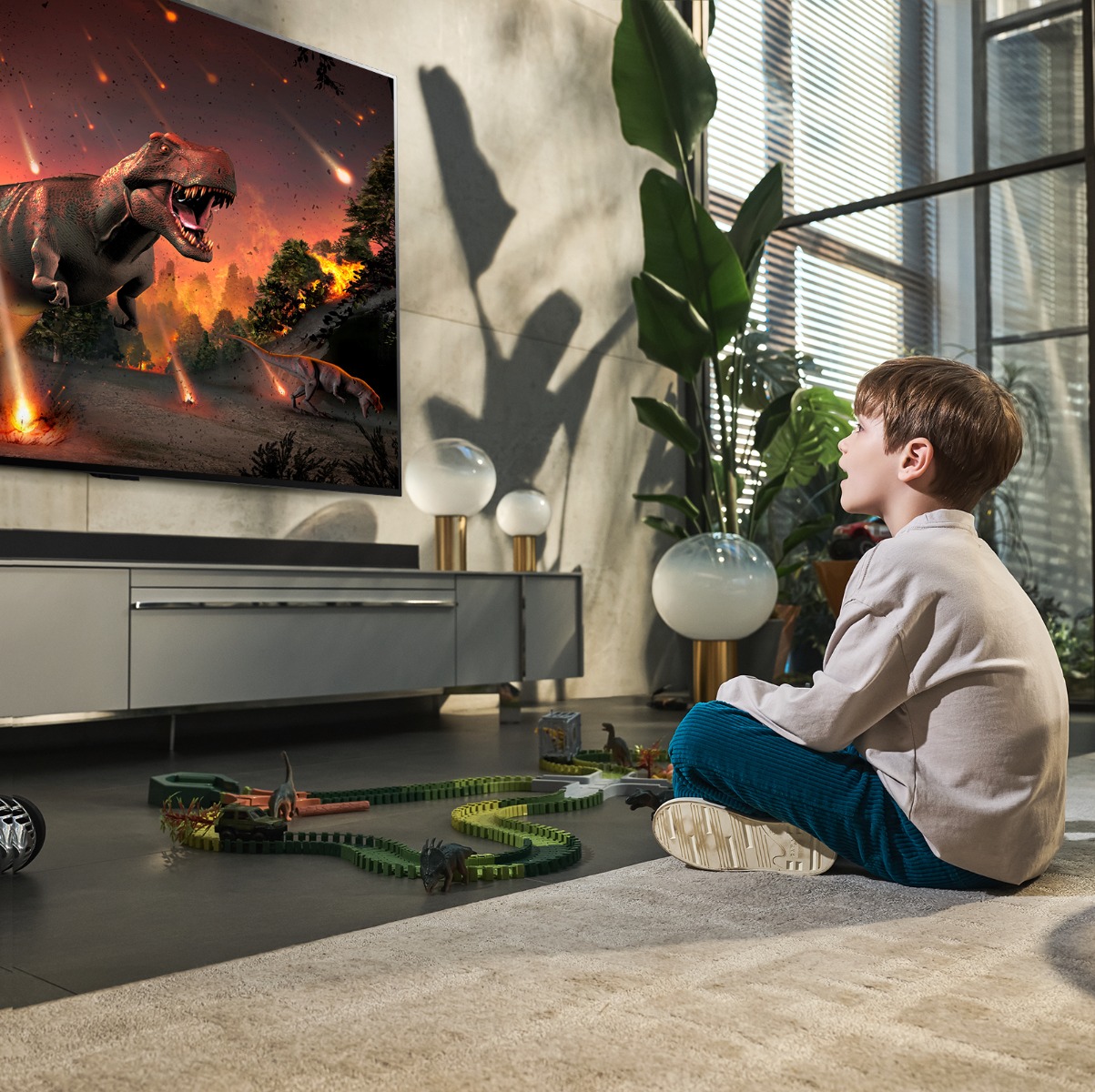 شاشة تلفزيون سمارت ال جي ، مقاس 55 بوصة ، OLED ، دقة 4K UHD ، بريسيفر داخلي - OLEDCS6LA