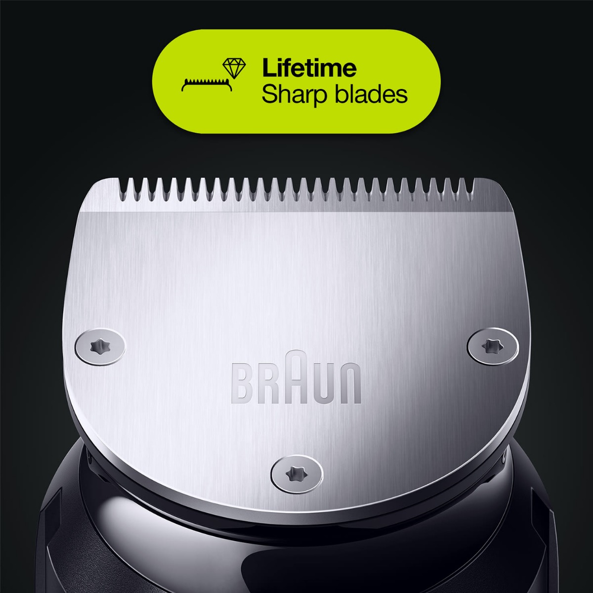 Braun Hair Trimmer with Attachments , with Gillette Fusion5 ProGlide Razor , Black Grey - MGK7221
