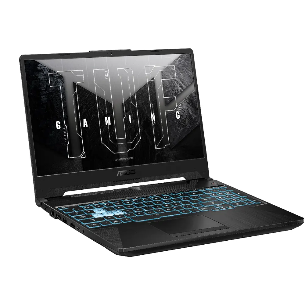 لاب توب جيمنج اسوس تاف جيمنج A15 - FA506NCG-HN857W ، معالج ايه ام دي رايزن 7 8845HS 15.6 بوصة ، هارد 512 جيجا بايت SSD ، رام 8 جيجا بايت ، كارت شاشة انفيديا جي فورس RTX 3050 ،ويندوز 11 - اسود جرافيت