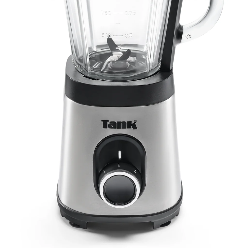 Tank Countertop Blender 1.5 Liter 800 Watt Black Silver - YB-S62k