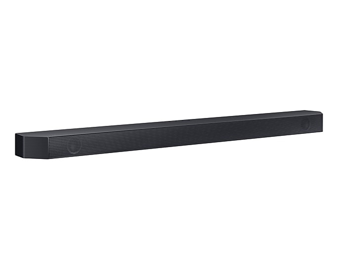 تلفزيون سامسونج، سمارت OLED، دقة 4K UHD بريسيفر داخلي - S85F مع ساوند بار سامسونج كيو سيريس، 3.1.2 قناة مع صب ووفر، اسود - HW-Q600C, 65 بوصة