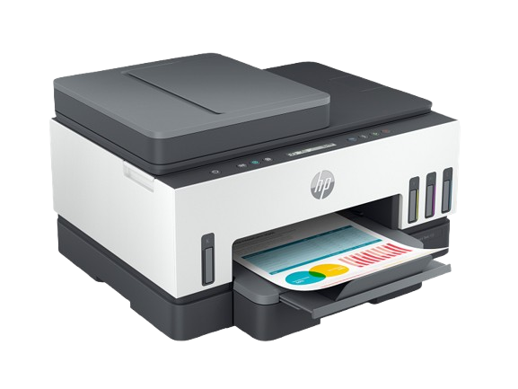 Hp Smart Tank 750 All-in-One Inkjet Wireless Printer , Black White - 6UU47A