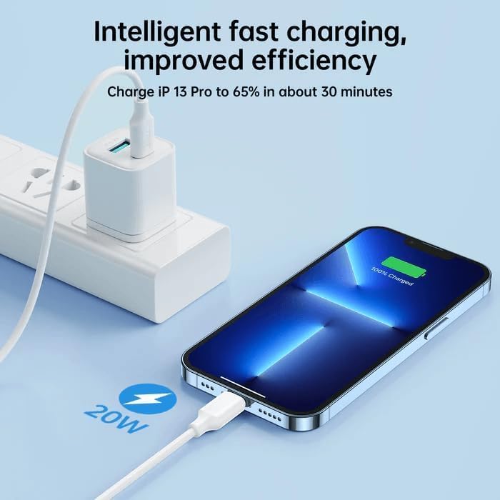 كابل شحن مايكرو USB جوي روم لونج لاستنج سيريس ، طول 1 متر ، ابيض - S-UL012A9