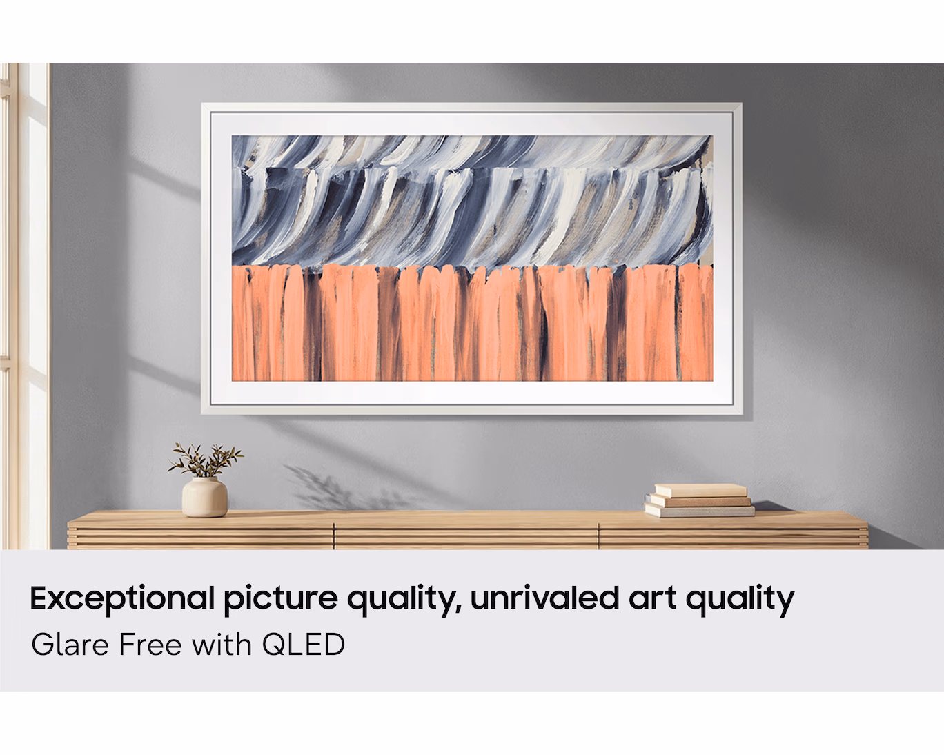 تلفزيون سمارت بإطار سامسونج ، مقاس 65 بوصة ، OLED ، دقة 4K UHD - 65LS03H