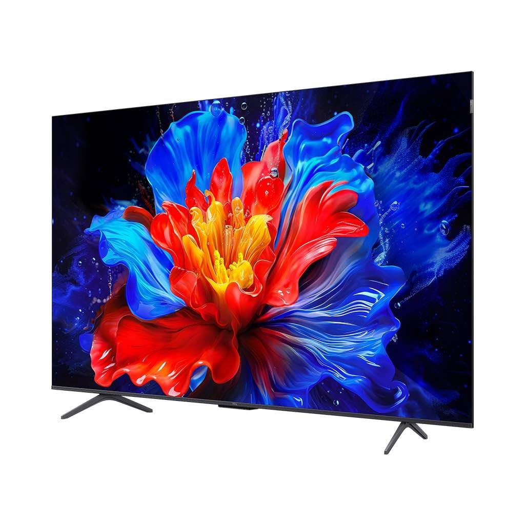 شاشة تلفزيون سمارت تي سي ال ، مقاس 65 بوصة ، QLED ، دقة 4K UHD ، بريسيفر داخلي