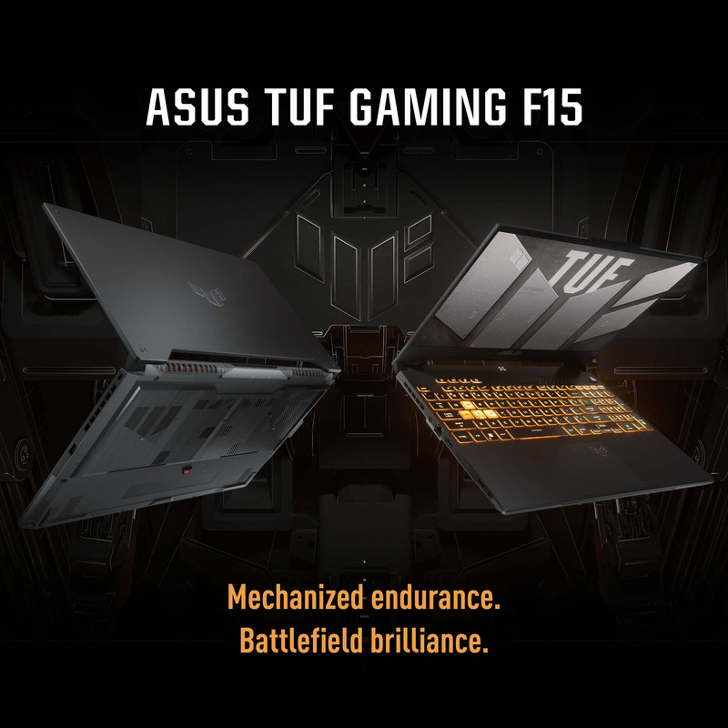 لاب توب اسوس TUF جيمنج F15 FX507ZC 2022 ، معالج انتل كور i5-12500H 15.6 بوصة ، هارد 512 جيجا بايت SSD ، رام 8 جيجا بايت ، كارت شاشة انفيديا جي فورس RTX 3050 ،ويندوز 11 - رمادي ميتشا