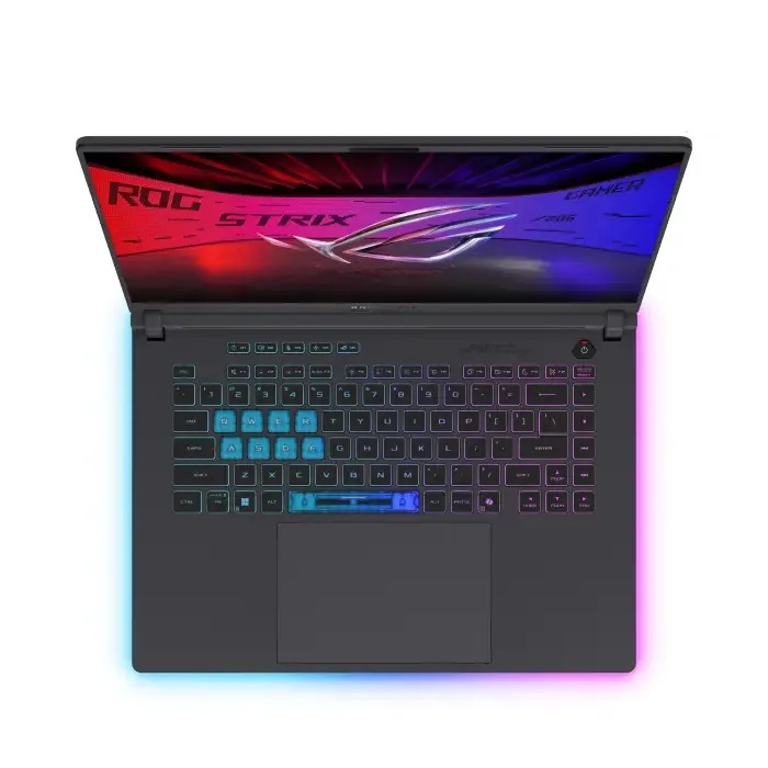 لاب توب اسوس روج ستريكس G16 - G614PR-RV161W ، معالج ايه ام دي رايزن 9 8940HX 16 بوصة ، هارد 1 تيرا بايت SSD ، رام 16 جيجا بايت ، كارت شاشة انفيديا جي فورس RTX 5070 TI ،ويندوز 11 - رمادي اكليبس