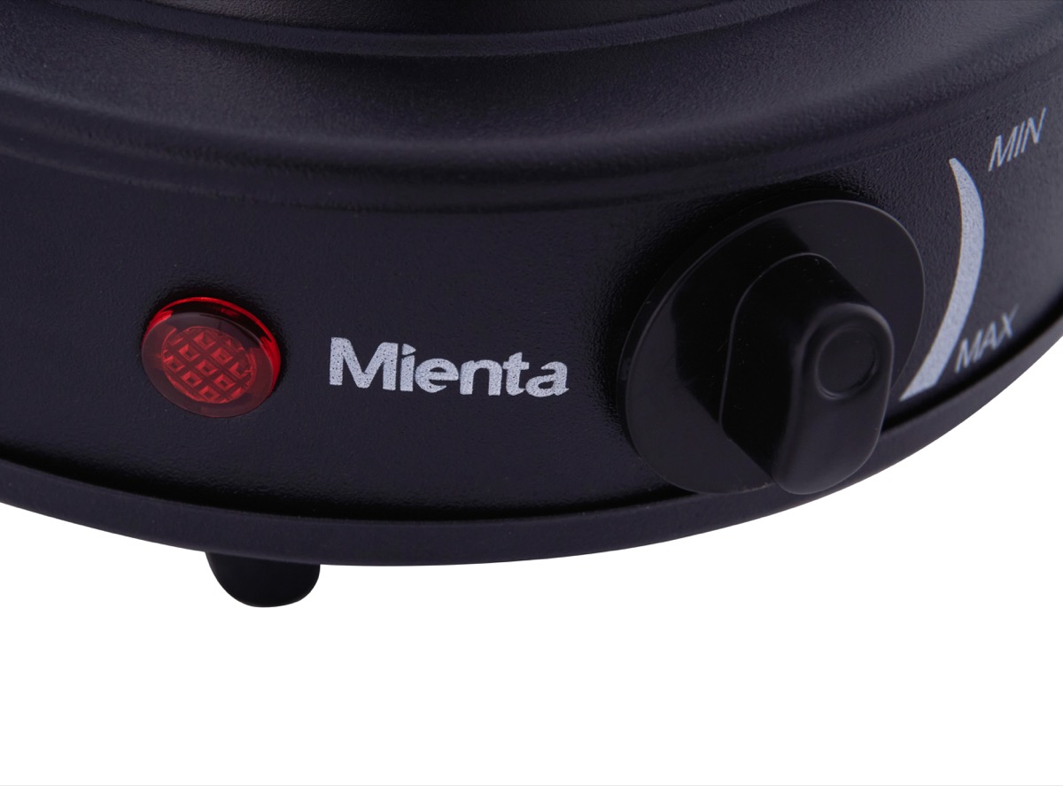 Mienta Hot Plate ,1 Plate Burners ,500 Watt Black - HP41325A
