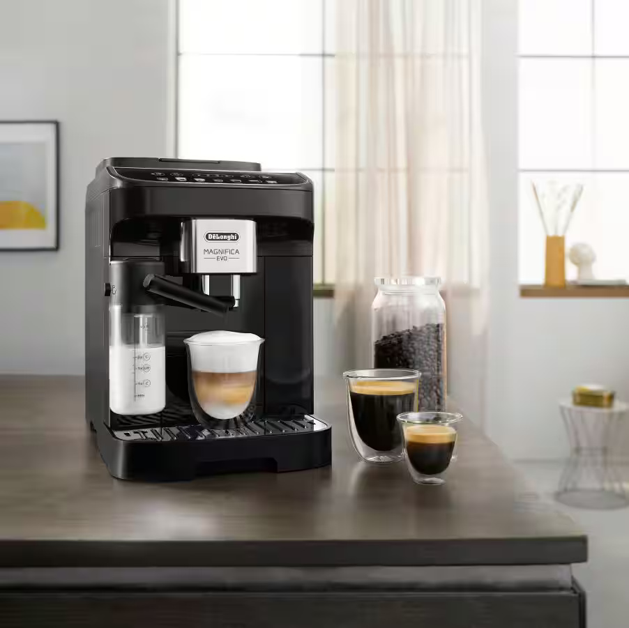 Delonghi Magnifica Evo Coffee Machine , 1.8 Liter 1450 Watt , Black - ECAM290.61.B