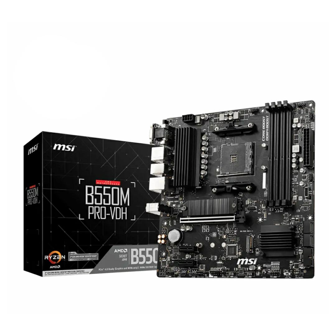ماذر بورد ام اس اي B550M برو-في دي اتش ، AMD ، mATX - اسود