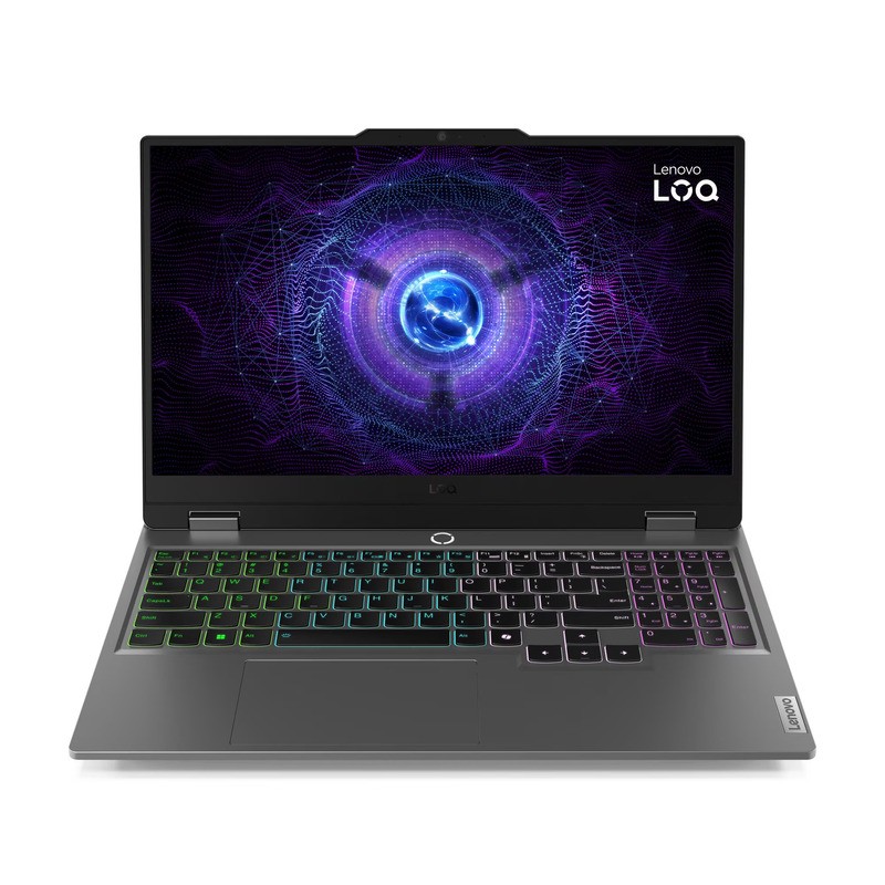 لاب توب لينوفو LOQ 15IRX9 ، معالج انتل كور i7-13650HX 15.6 بوصة ، هارد 512 جيجا بايت SSD ، رام 24 جيجا بايت ، كارت شاشة انفيديا جي فورس RTX 4050 ،فري دوس - رمادي لونا