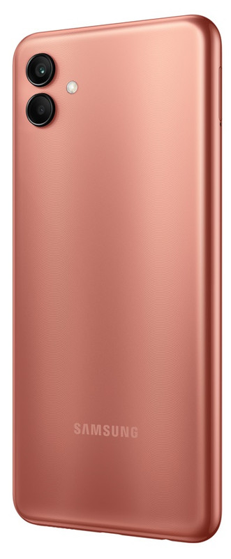 Samsung Galaxy A04 , 64 GB , 4 GB , 4G LTE , Dual-SIM - Copper