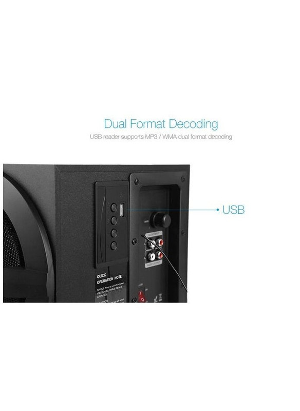 F&D Wireless Subwoofer , 3 Units , Black - A140X