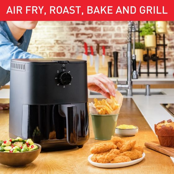 اير فراير تيفال Easy Fry Essential ، سعة 3.5 لتر ، اسود - EY1308EG