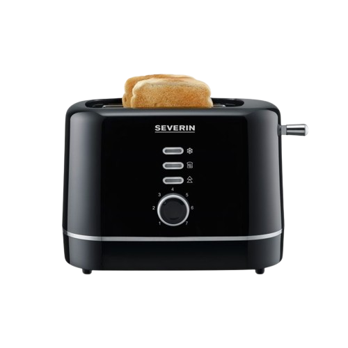 Severin Toaster , 2 Slices 850 Watt Black - AT 4321
