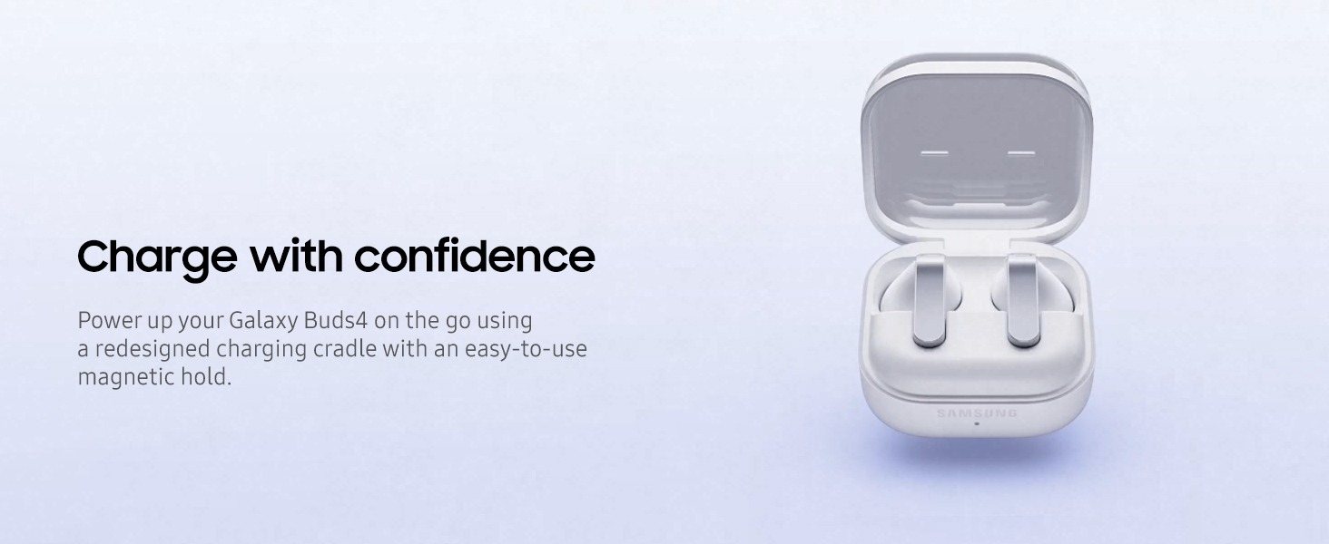 Samsung Galaxy Buds 4 Earbuds , Active Noise Cancellation , White