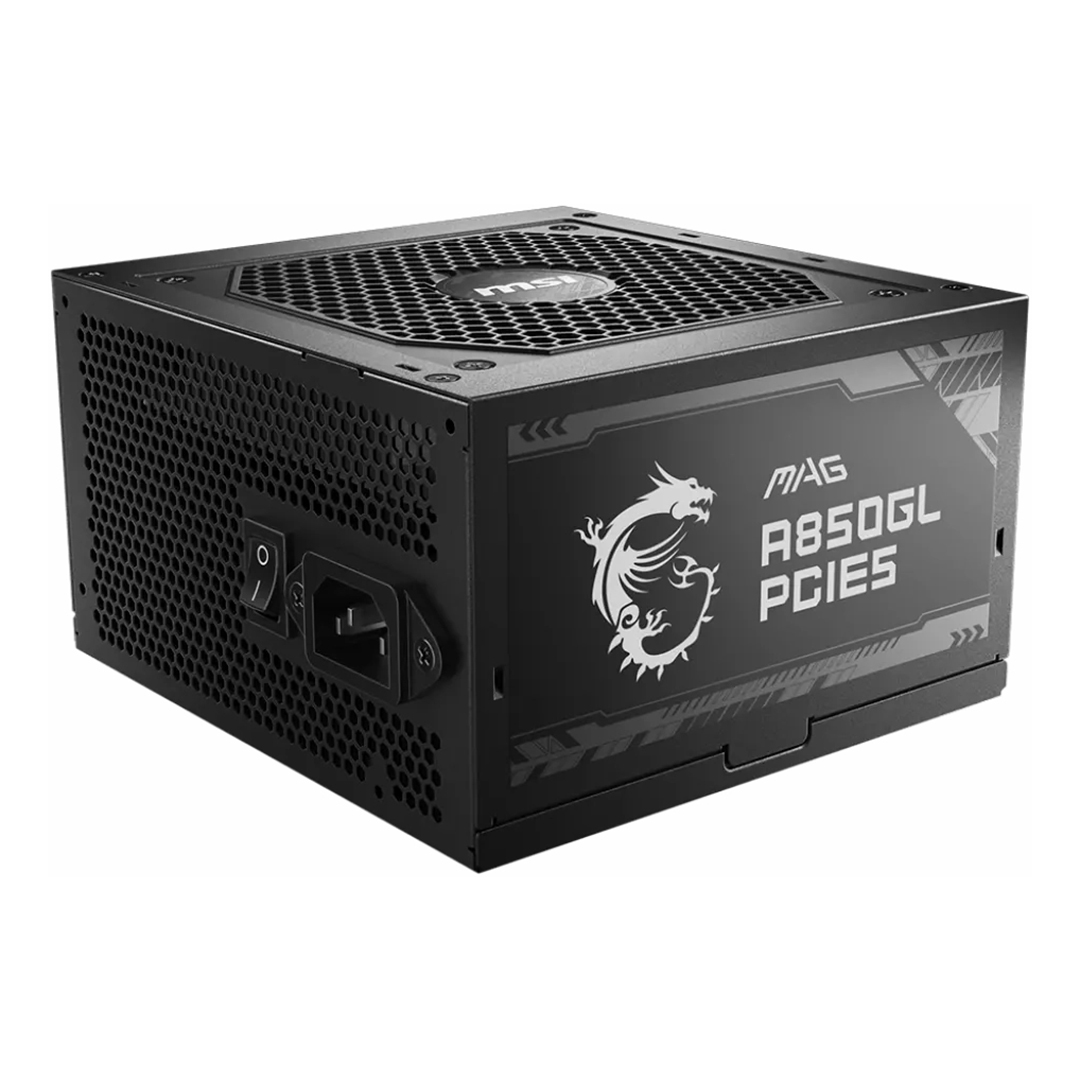 مزود طاقة ام اس اي ماج A850GL PCIE5 ، 240 فولت ، اسود